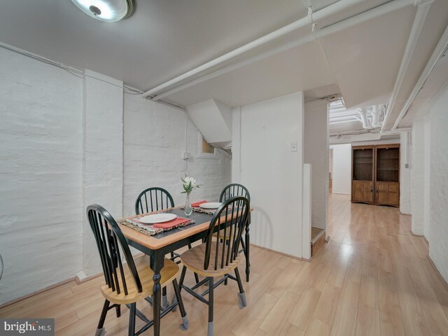 1234 Monroe St NE, Washington, DC 20017 - dining space with light wood-type flooring