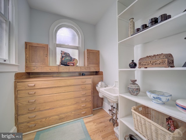 1234 Monroe St NE, Washington, DC 20017 - interior space featuring light wood-type flooring