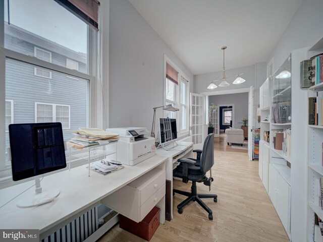 1234 Monroe St NE, Washington, DC 20017 - office area with light wood-type flooring