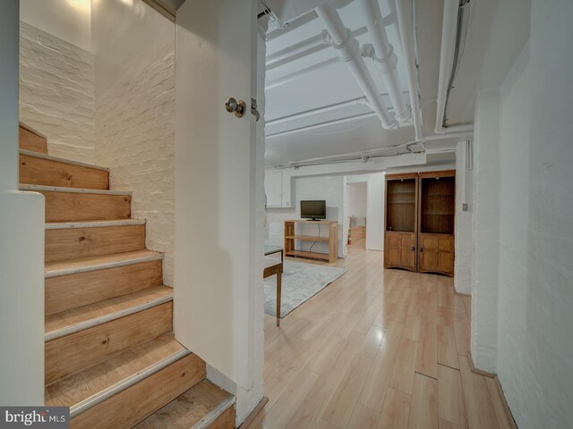1234 Monroe St NE, Washington, DC 20017 - stairs with wood finished floors