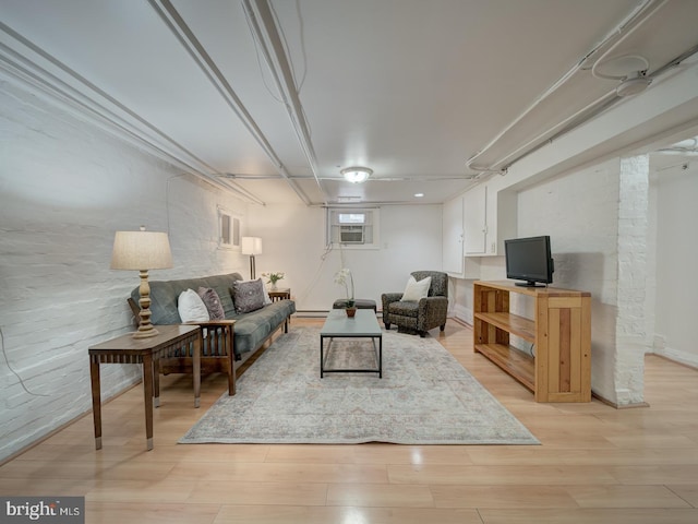 1234 Monroe St NE, Washington, DC 20017 - living room with light wood finished floors