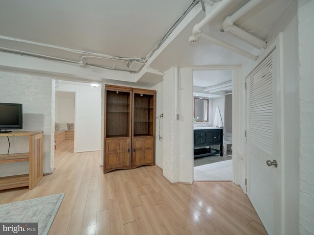 1234 Monroe St NE, Washington, DC 20017 - corridor with light wood-style flooring