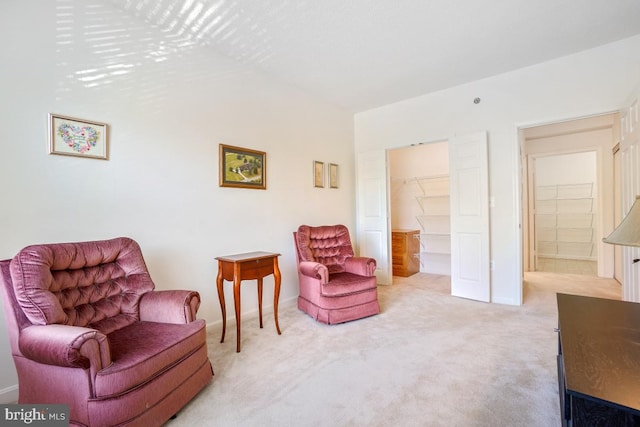 2901 S Leisure World Blvd Unit 133, Silver Spring, MD 20906 - living area with light carpet and baseboards