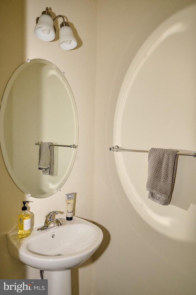 bathroom with a sink