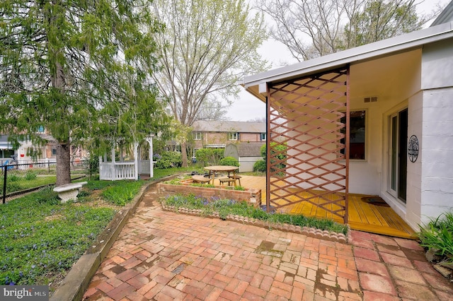 27 Ridge Rd, Greenbelt, MD 20770 - view of patio with fence
