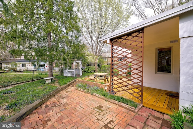 27 Ridge Rd, Greenbelt, MD 20770 - view of patio featuring fence