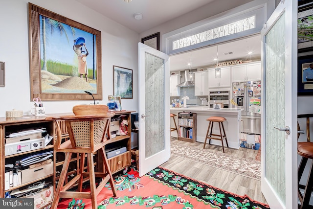 104 Saint Ives Pl Unit 409, Oxon Hill, MD 20745 - interior space with light wood-type flooring