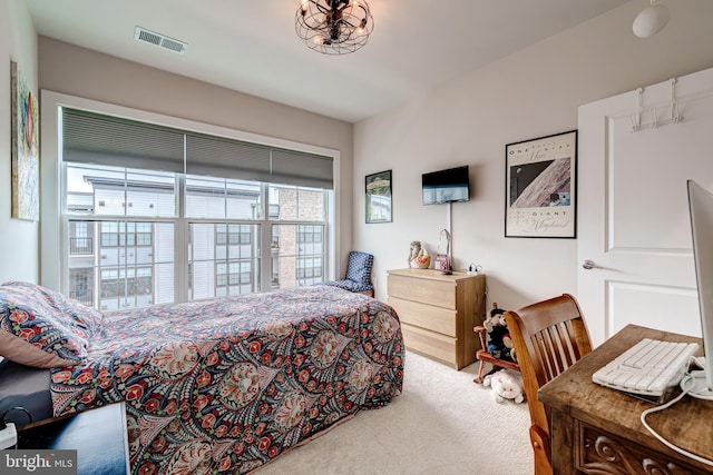 104 Saint Ives Pl Unit 409, Oxon Hill, MD 20745 - carpeted bedroom featuring visible vents
