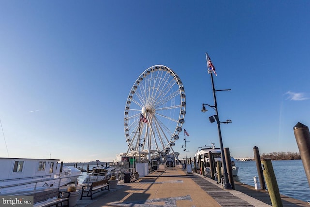 104 Saint Ives Pl Unit 409, Oxon Hill, MD 20745 - exterior space with a water view