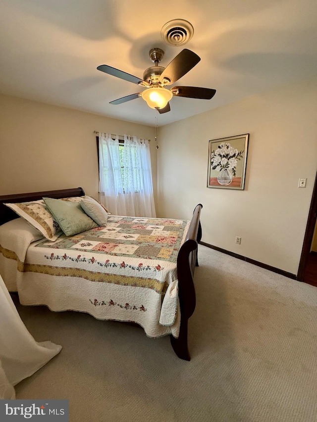 11003 Marty St NW, Lavale, MD 21502 - carpeted bedroom with a ceiling fan and baseboards