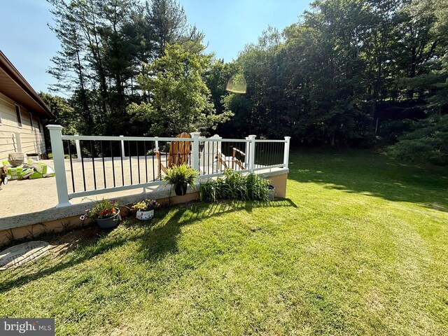 11003 Marty St NW, Lavale, MD 21502 - view of grassy yard with a patio area