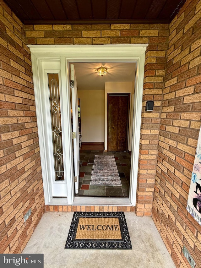 11003 Marty St NW, Lavale, MD 21502 - property entrance featuring brick siding
