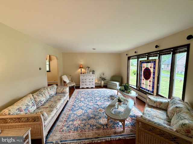 11003 Marty St NW, Lavale, MD 21502 - living area featuring wood finished floors