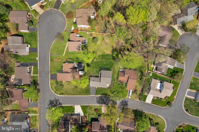 drone / aerial view featuring a residential view