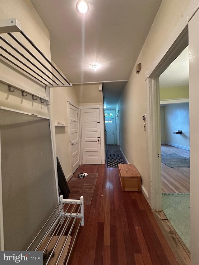 2261 Sidney Ave, Baltimore, MD 21230 - corridor with wood-type flooring and baseboards