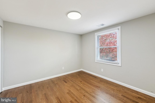 2918 Landover St, Alexandria, VA 22305 - unfurnished room featuring baseboards, wood finished floors, and visible vents