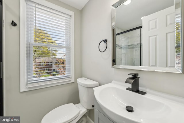 2918 Landover St, Alexandria, VA 22305 - full bath featuring toilet, vanity, and a stall shower