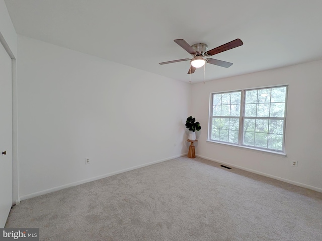 1505 Cedarcrest Ln, Frederick, MD 21702 - unfurnished room featuring a ceiling fan, carpet flooring, and baseboards