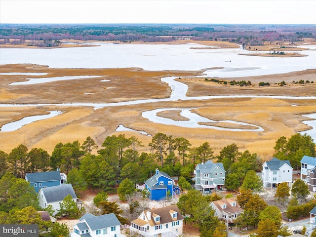 1506 N Bay Shore Dr, Milton, DE 19968 - bird's eye view featuring a water view