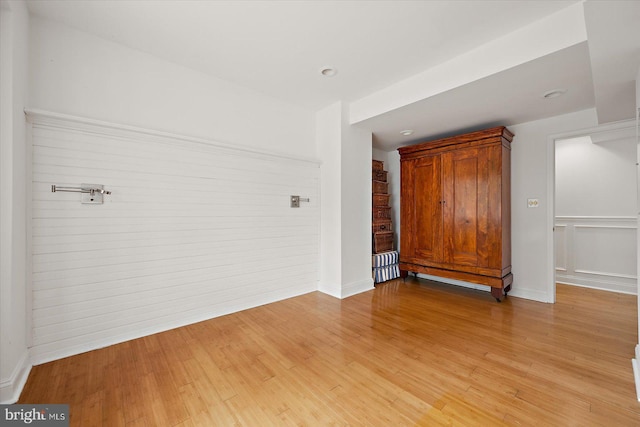 1506 N Bay Shore Dr, Milton, DE 19968 - spare room with baseboards and light wood-style floors