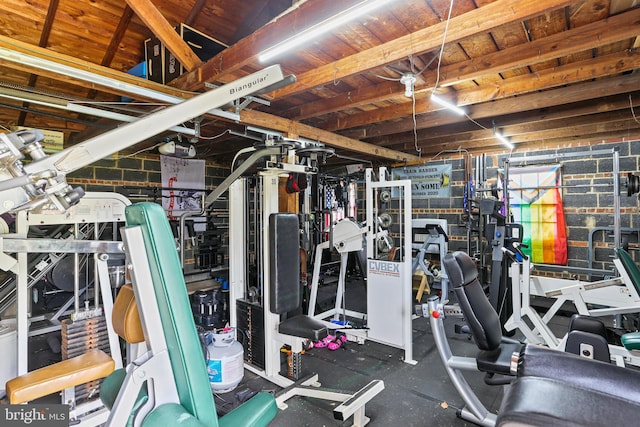 view of gym