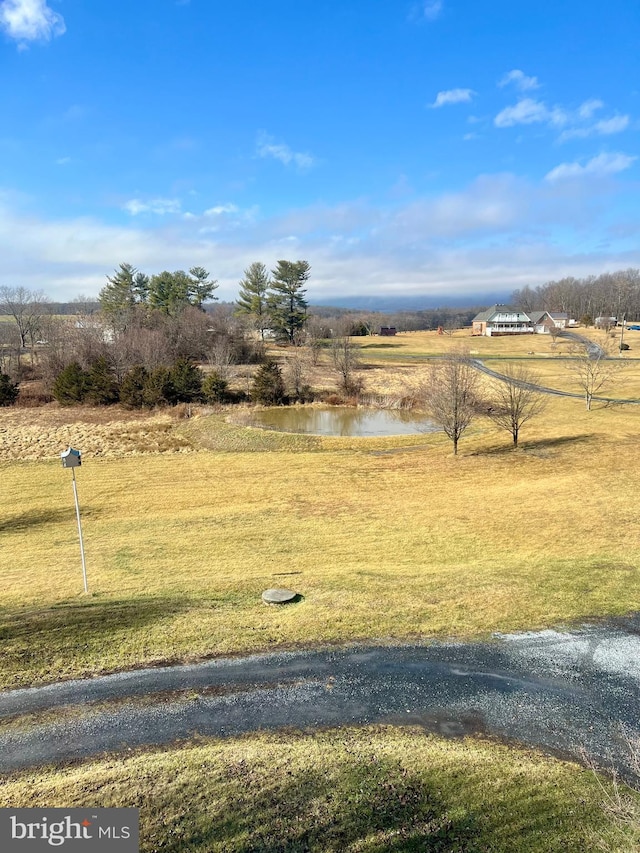 1671 Fravel Rd, Woodstock, VA 22664 - view of yard featuring a water view