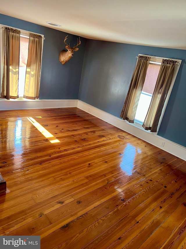 1671 Fravel Rd, Woodstock, VA 22664 - unfurnished room featuring hardwood / wood-style flooring and baseboards