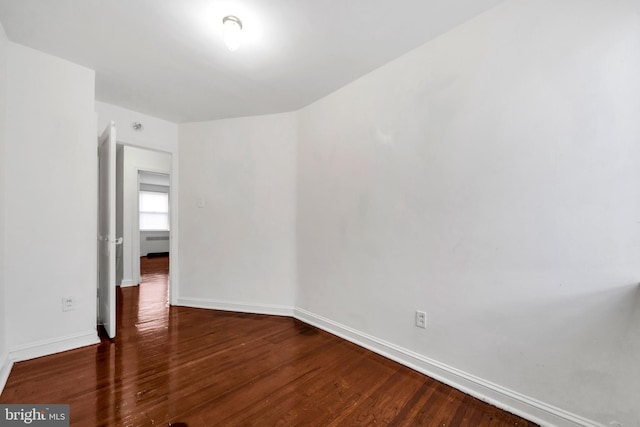 6846 Radbourne Rd, Upper Darby, PA 19082 - spare room featuring baseboards and wood finished floors