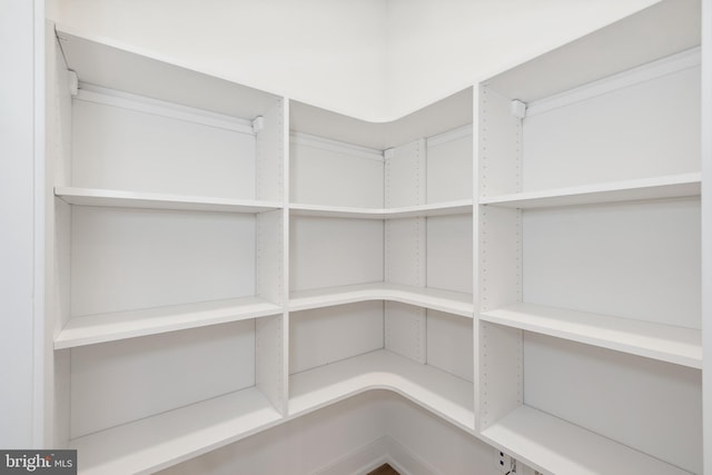 view of pantry