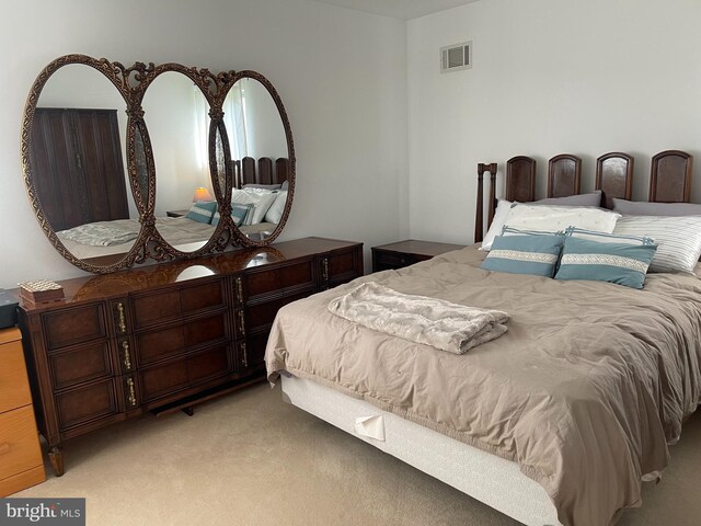 24 Elm Dr, Hightstown, NJ 08520 - bedroom featuring visible vents and light colored carpet
