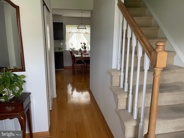 24 Elm Dr, Hightstown, NJ 08520 - interior space featuring hardwood / wood-style flooring and baseboards
