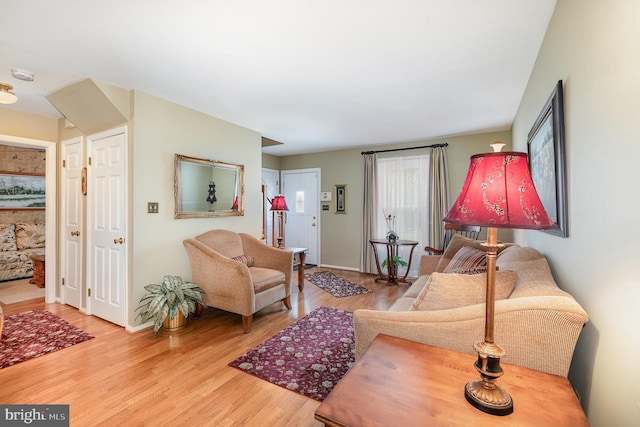 6 Dewberry Way, Bel Air, MD 21014 - living room with wood finished floors and baseboards