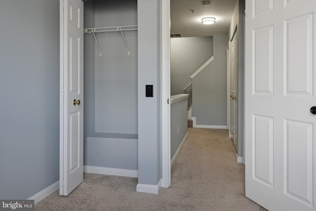 closet featuring visible vents
