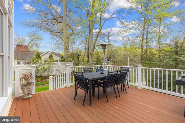 2656 Queen Anne Cir, Annapolis, MD 21403 - deck with outdoor dining space
