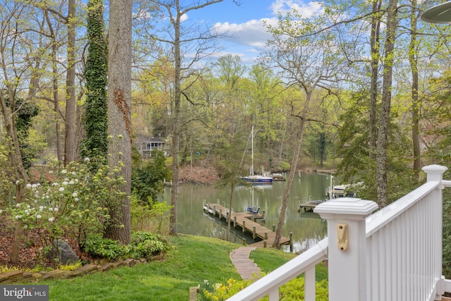 2656 Queen Anne Cir, Annapolis, MD 21403 - dock area with a water view
