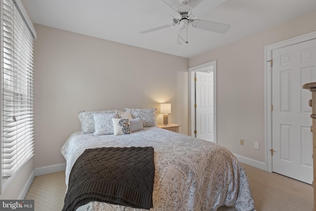 2656 Queen Anne Cir, Annapolis, MD 21403 - carpeted bedroom featuring baseboards and ceiling fan