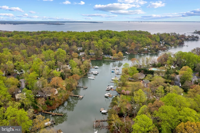 2656 Queen Anne Cir, Annapolis, MD 21403 - aerial view with a water view