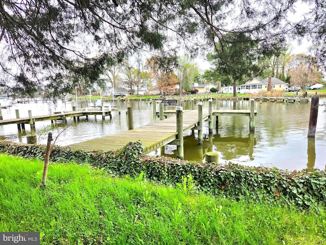 40 Dogwood Dr, Baltimore, MD 21220 - view of dock featuring a residential view and a water view