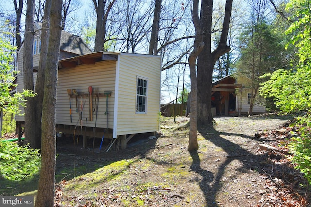 view of side of property