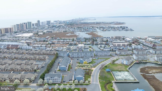201 S Heron Dr Unit 1G, Harbour Club, Ocean City, MD 21842 - drone / aerial view with a water view