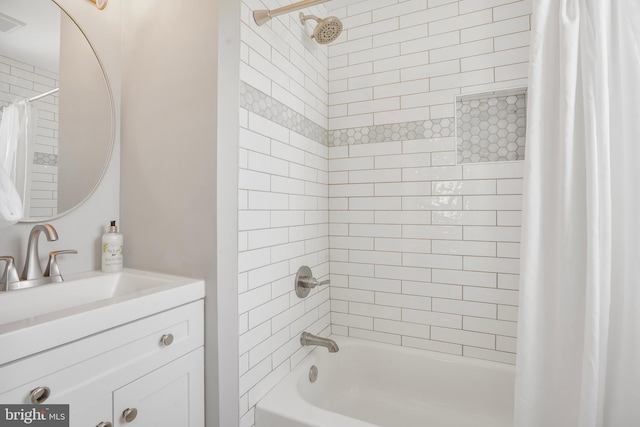 2116 R St NE, Washington, DC 20002 - full bathroom with shower / bath combo and vanity