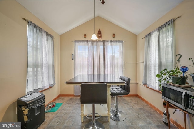 113 Fieldbrook, Magnolia, DE 19962 - dining area with vaulted ceiling and baseboards