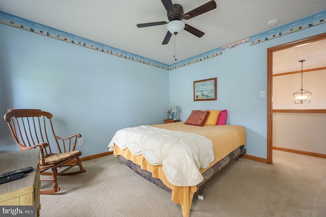 113 Fieldbrook, Magnolia, DE 19962 - carpeted bedroom with baseboards and ceiling fan