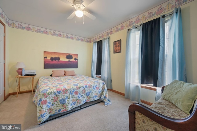 113 Fieldbrook, Magnolia, DE 19962 - carpeted bedroom featuring baseboards and a ceiling fan