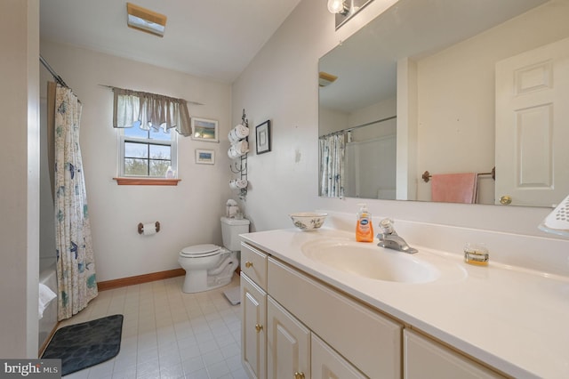 113 Fieldbrook, Magnolia, DE 19962 - full bath with toilet, vanity, tile patterned floors, and baseboards