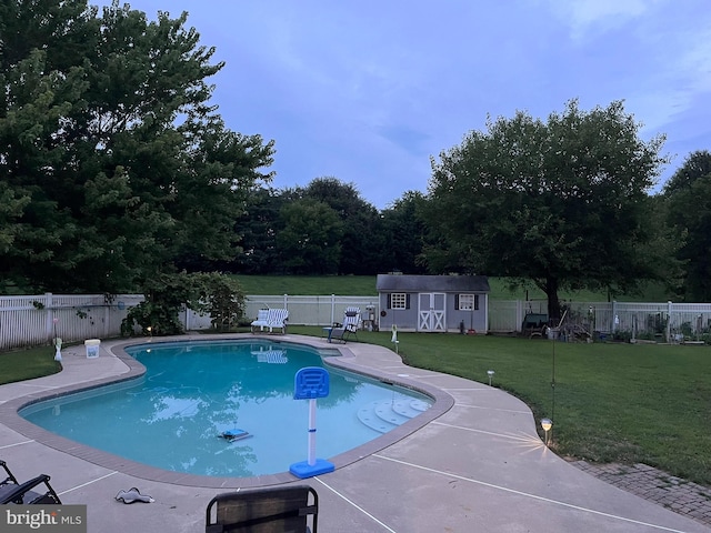 113 Fieldbrook, Magnolia, DE 19962 - view of pool with a patio area and an outbuilding