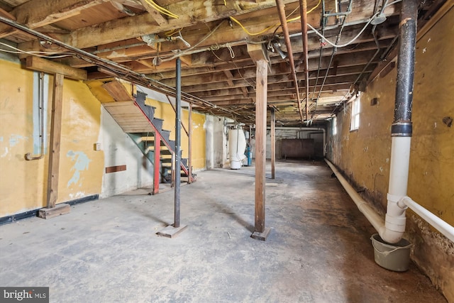 4011 Hayward Ave, Baltimore, MD 21215 - below grade area with stairs