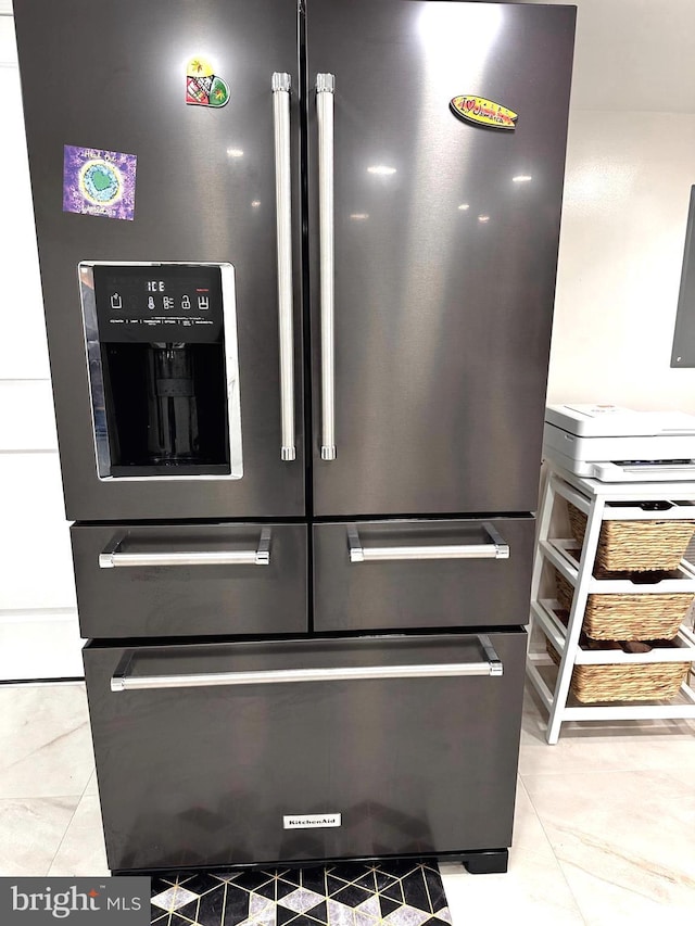14427 Seneca Rd, Germantown, MD 20874 - kitchen view of stainless steel fridge