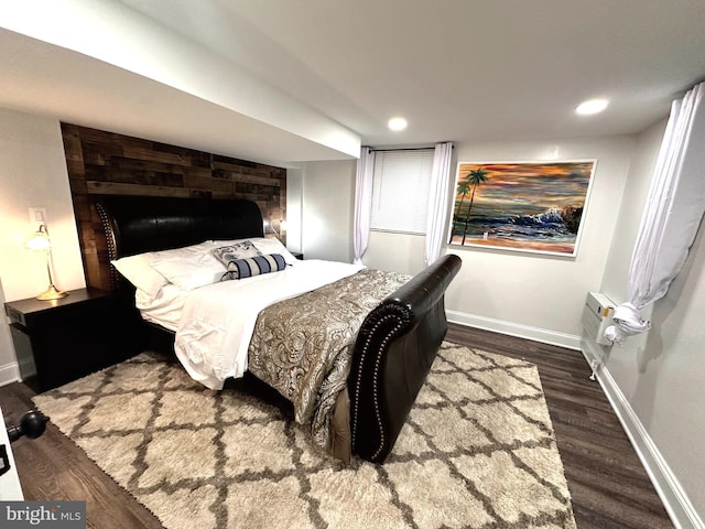 14427 Seneca Rd, Germantown, MD 20874 - bedroom with wood finished floors, baseboards, and recessed lighting