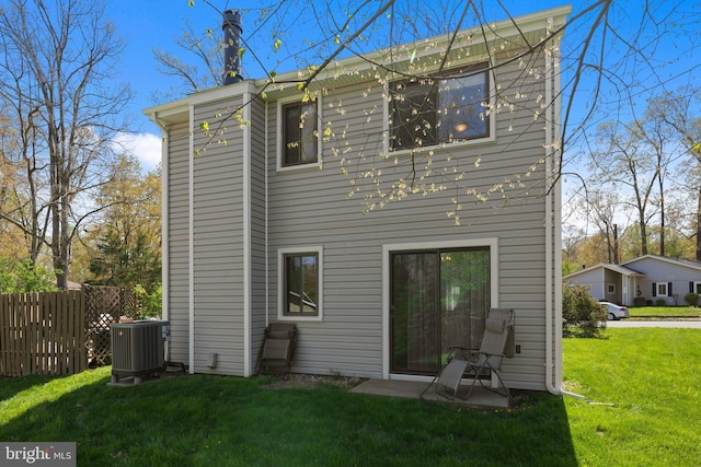 1513 Millikens Bend Rd, Herndon, VA 20170 - back of house featuring central AC unit